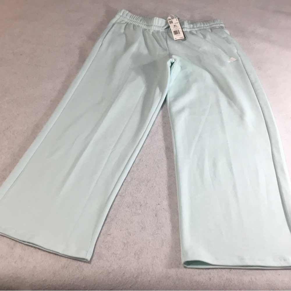 adidas Light Mint Wide-Leg Track Joggers  Pants SZ XL